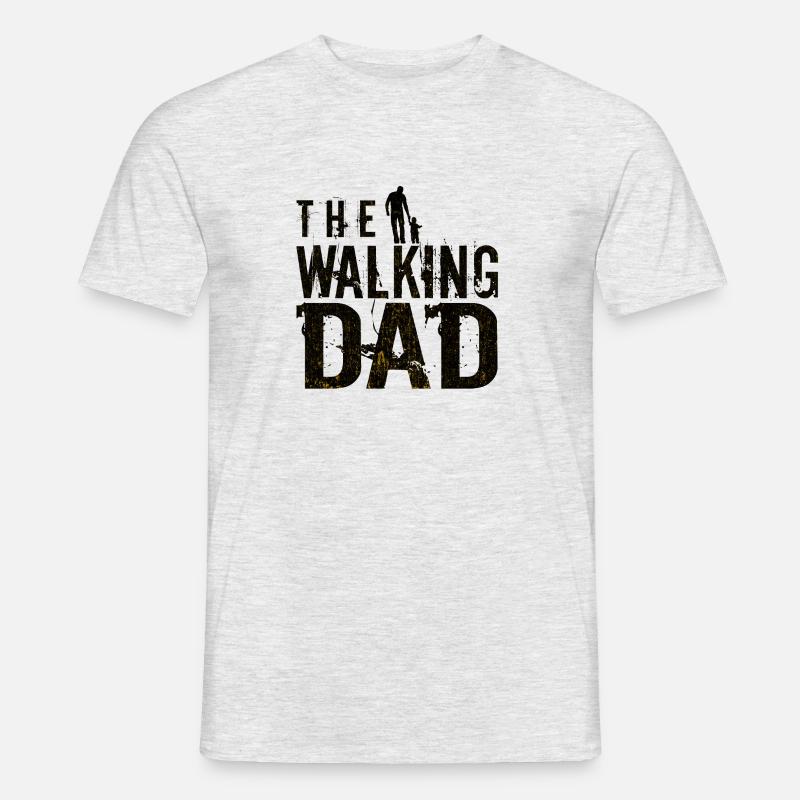 The Walking Dad - T-shirt uomo - grigio melange