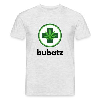 Hubba bubatz - Männer T-Shirt - Grau meliert - Vorne - AI Model Male 178 dark (178cm)