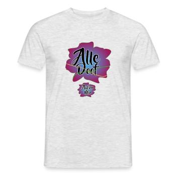 alle doof - außer mir - Männer T-Shirt - Grau meliert - Vorne - AI Model Male 178 dark (178cm)
