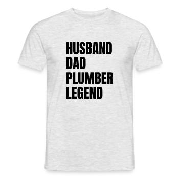 Handwerker Handyman Handwerk Werkzeug Baustelle - Männer T-Shirt - Grau meliert - Vorne - AI Model Male 178 dark (178cm)