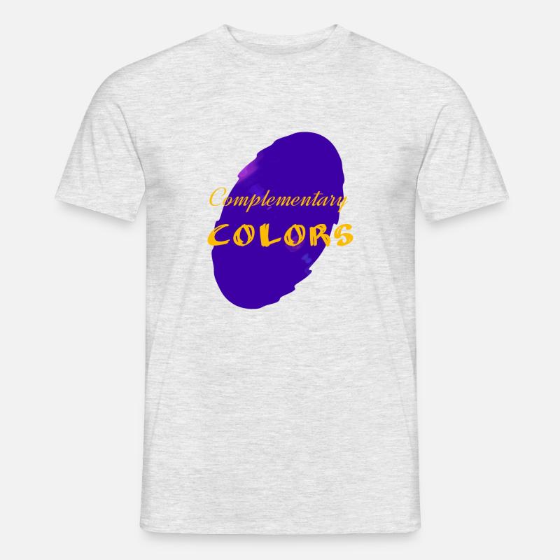 Komplementärfarben1 - Männer T-Shirt - Grau meliert