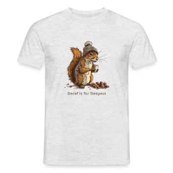 Decaf ice cream for Sleepers - Men's T-Shirt - heather grey - Front - AI Model Male 178 dark (178cm)