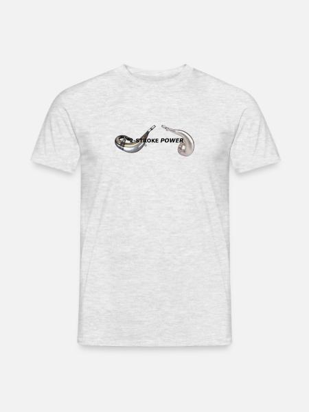 2-Stroke power - Men's T-Shirt - heather grey