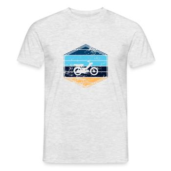 Moped - Men's T-Shirt - heather grey - Front - AI Model Male 178 dark (178cm)