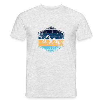 Berg - T-shirt homme - gris chiné - Devant - AI Model Male 178 dark (178cm)