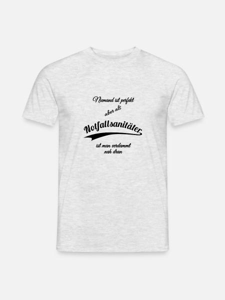 Notfallsanitäter - Männer T-Shirt - Grau meliert
