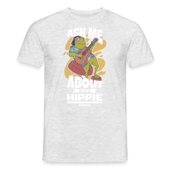 Hip Frog Gift Gift Idea - T-shirt homme - gris chiné - Devant - AI Model Male 178 dark (178cm)