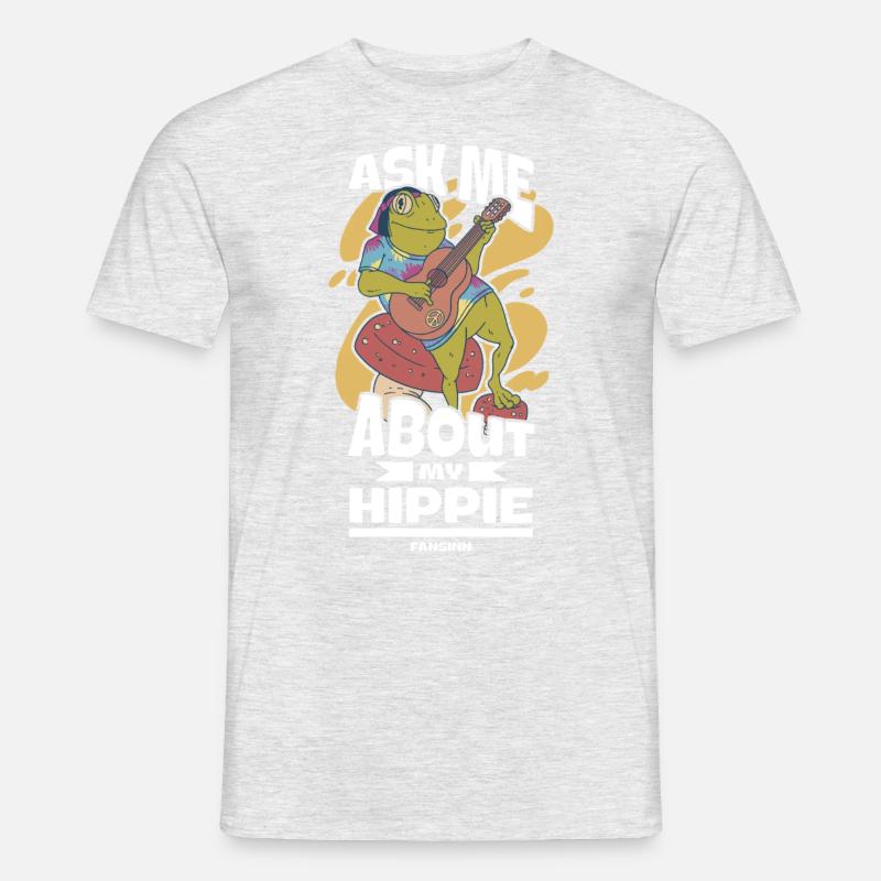 Hip Frog Gift Gift Idea - T-shirt homme - gris chiné