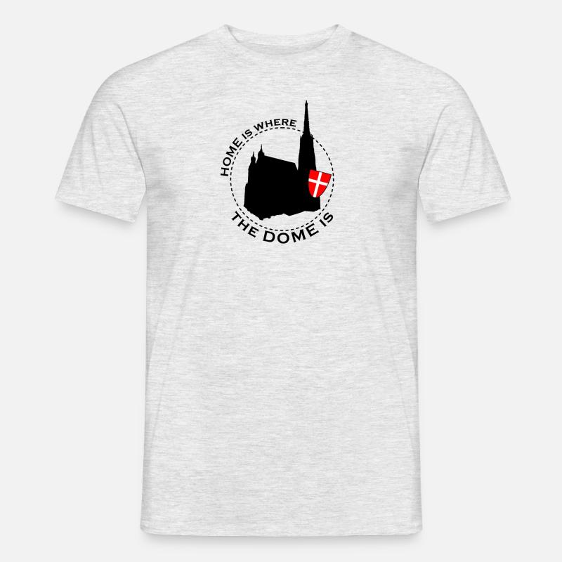 Wien - Männer T-Shirt - Grau meliert