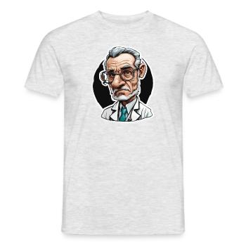 Doctor / medical professional / doctor / profession / specialist - Men's T-Shirt - heather grey - Front - AI Model Male 178 dark (178cm)