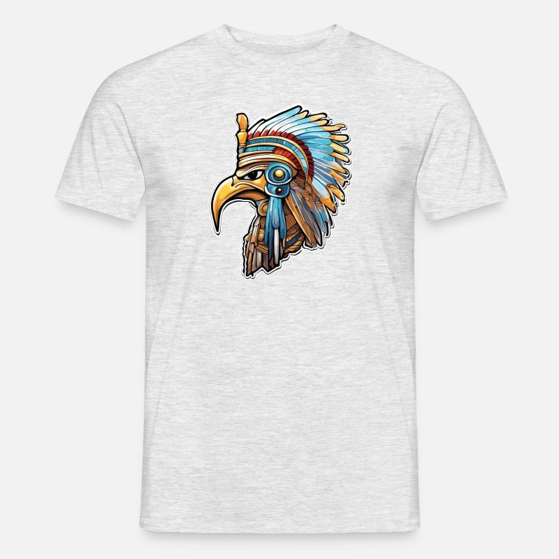 Egypt / Pharaoh / Mummies / Hieroglyphics / Sphinx - Men's T-Shirt - heather grey