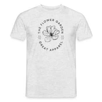 The Flower Garden - Männer T-Shirt - Grau meliert - Vorne - AI Model Male 178 dark (178cm)