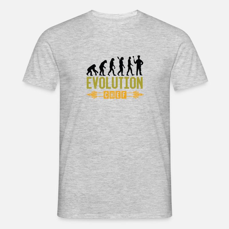 Evolution Chef - Men's T-Shirt - heather grey