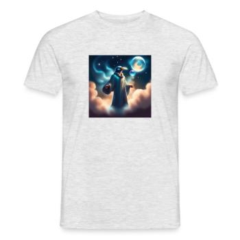 Jottudatoya ⚡️⚡️⚡️ - Männer T-Shirt - Grau meliert - Vorne - AI Model Male 178 dark (178cm)