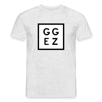 LOL GG EZ - Teenager Shirt - Geschenkidee - Männer T-Shirt - Grau meliert - Vorne - AI Model Male 178 dark (178cm)