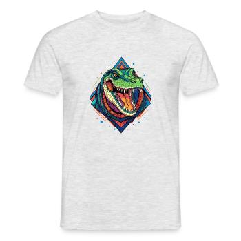 Primal Power - Men's T-Shirt - heather grey - Front - AI Model Male 178 dark (178cm)