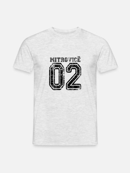 Mitrovice Mitrovica 02 Albaner Kosovo Geschenk - Männer T-Shirt - Grau meliert