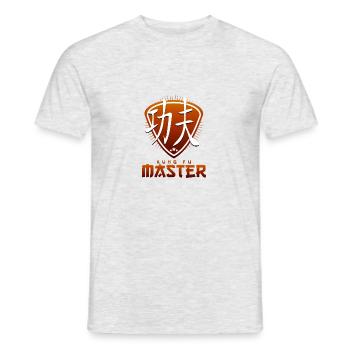 Kung Fu maître cadeau symbole cadeau idée - T-shirt homme - gris chiné - Devant - AI Model Male 178 dark (178cm)