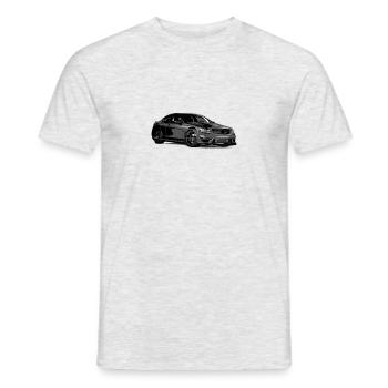 C63 - Männer T-Shirt - Grau meliert - Vorne - AI Model Male 178 dark (178cm)
