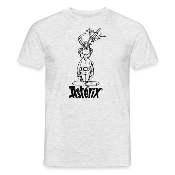 Asterix & Obelix - Asterix model - T-shirt uomo - grigio melange - Fronte - AI Model Male 178 dark (178cm)