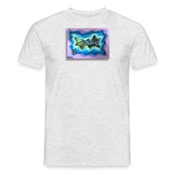 Pays des merveilles - T-shirt homme - gris chiné - Devant - AI Model Male 178 dark (178cm)