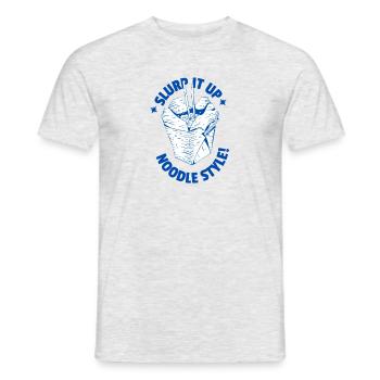 Sirotez vos nouilles - T-shirt homme - gris chiné - Devant - AI Model Male 178 dark (178cm)