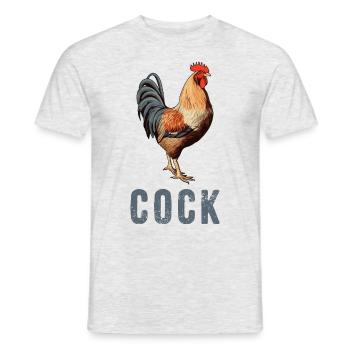Gockel - dunkel - Männer T-Shirt - Grau meliert - Vorne - AI Model Male 178 dark (178cm)