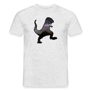 The Dinausore - I Can't I Dinosaur - Men's T-Shirt - heather grey - Front - AI Model Male 178 dark (178cm)