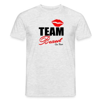 JGA - Männer T-Shirt - Grau meliert - Vorne - AI Model Male 178 dark (178cm)
