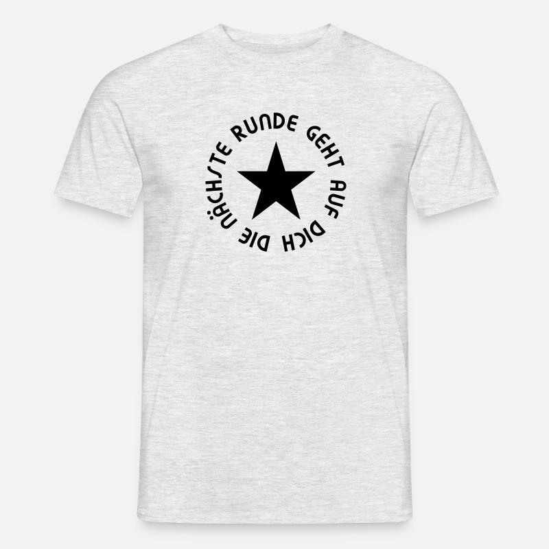 Nächste Runde - Männer T-Shirt - Grau meliert