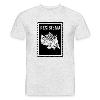 Resibisma - Wayang - Männer T-Shirt - Grau meliert - Vorne - AI Model Male 178 dark (178cm)