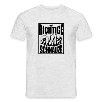 Berlin Souvenir Touristen Hauptstadt Metropole BLN - Männer T-Shirt - Grau meliert - Vorne - AI Model Male 178 dark (178cm)