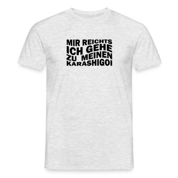 Mir reichts ich gehe zu meinen Karashigoi - Männer T-Shirt - Grau meliert - Vorne - AI Model Male 178 dark (178cm)