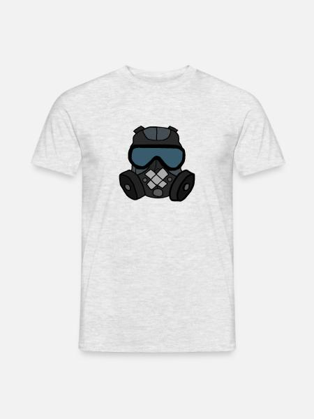 Rainbow Six Siege Mute Operator - Men's T-Shirt - heather grey