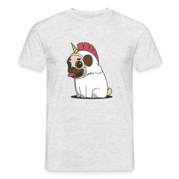 A91AE86B 755E 493D A5CC F9B05F31059A - Men's T-Shirt - heather grey - Front - AI Model Male 178 dark (178cm)