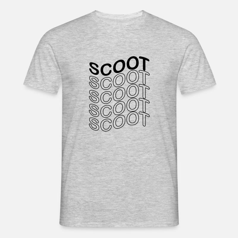 E-Scooter E-Roller Scooter - Männer T-Shirt - Grau meliert