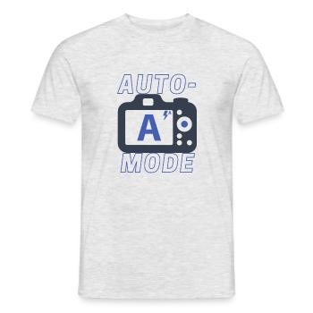 Auto mode - Männer T-Shirt - Grau meliert - Vorne - AI Model Male 178 dark (178cm)