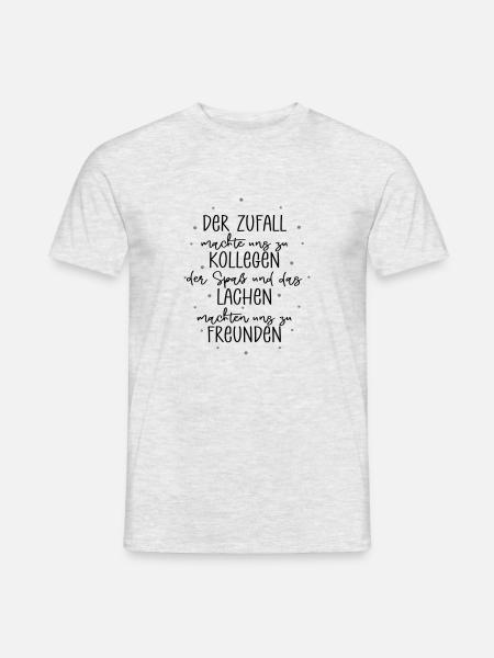 Spruch zum Abschied von Kollegen - Männer T-Shirt - Grau meliert