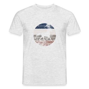 Horse - Men's T-Shirt - heather grey - Front - AI Model Male 178 dark (178cm)