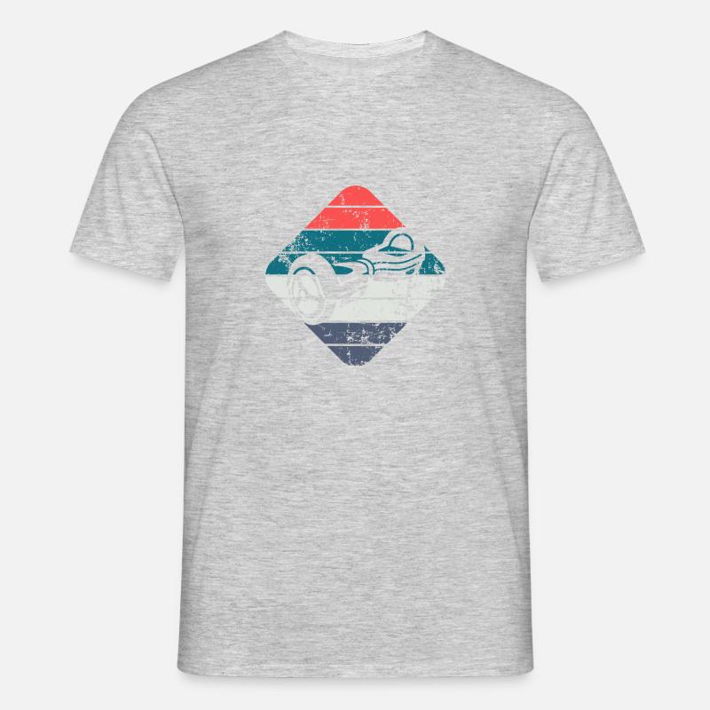 Hoverboard - Männer T-Shirt - Grau meliert