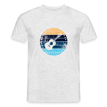 Ukulele - T-shirt homme - gris chiné - Devant - AI Model Male 178 dark (178cm)