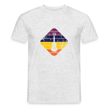 Ukulele - T-shirt homme - gris chiné - Devant - AI Model Male 178 dark (178cm)
