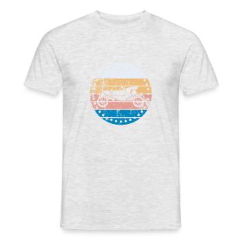 Auto - Männer T-Shirt - Grau meliert - Vorne - AI Model Male 178 dark (178cm)