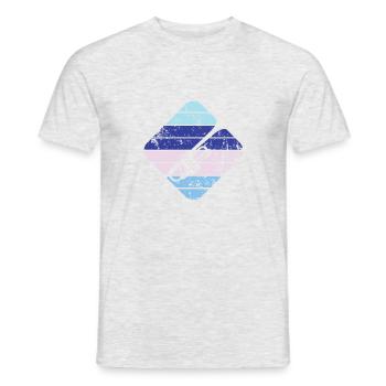 trumpet - Men's T-Shirt - heather grey - Front - AI Model Male 178 dark (178cm)