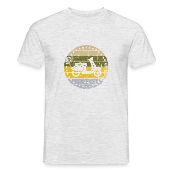 motorcycle - Men's T-Shirt - heather grey - Front - AI Model Male 178 dark (178cm)