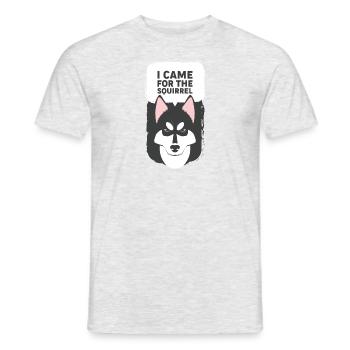 cadeau enfants Balloon Dog Loup animal dessin animé - T-shirt homme - gris chiné - Devant - AI Model Male 178 dark (178cm)