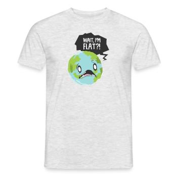 Geschenk Planet Comic Sprüche Astronomie Weltraum - Männer T-Shirt - Grau meliert - Vorne - AI Model Male 178 dark (178cm)