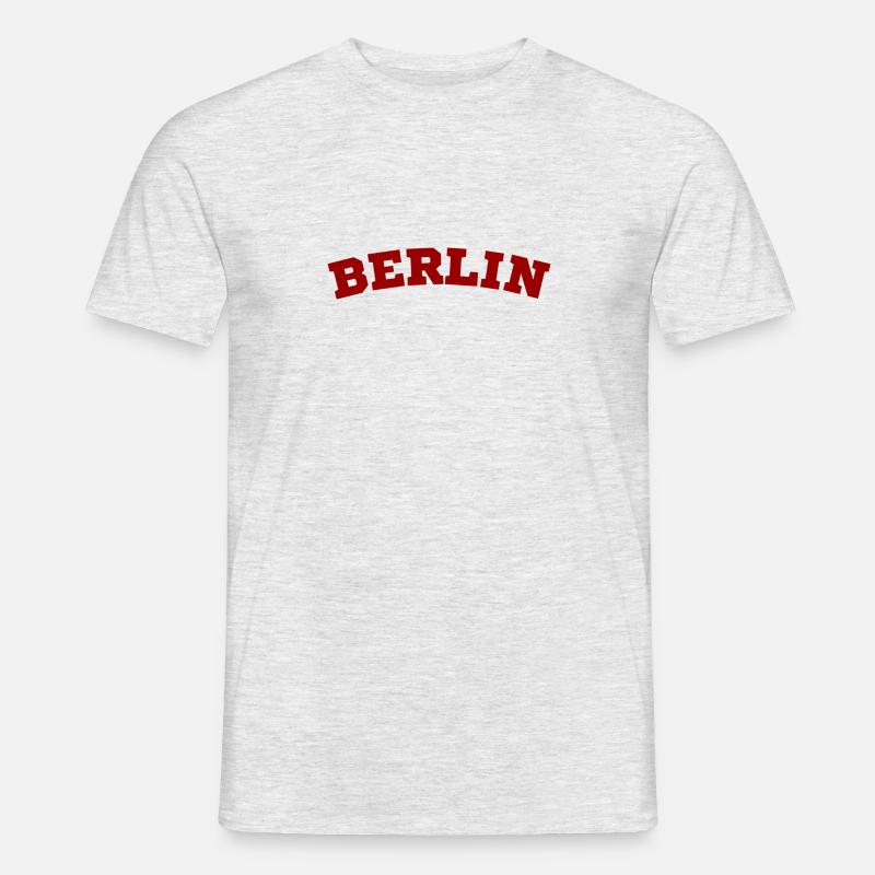 Berlin - Männer T-Shirt - Grau meliert