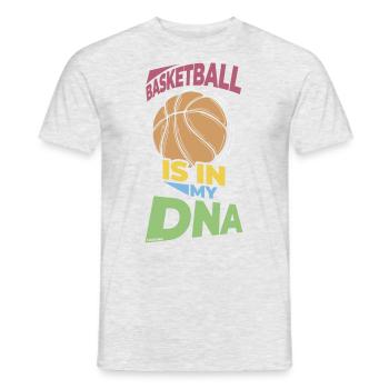 Basketball Ball Sports Team Coach - Men's T-Shirt - heather grey - Front - AI Model Male 178 dark (178cm)