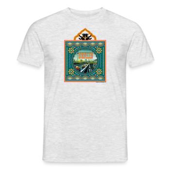 Indian Truck-Art Berlin Bear - Men's T-Shirt - heather grey - Front - AI Model Male 178 dark (178cm)